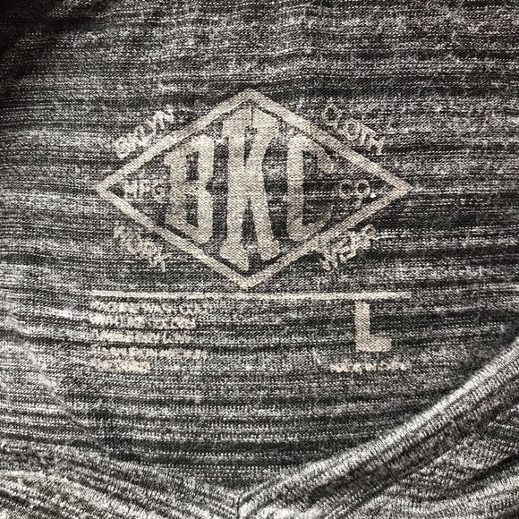 BKC Black/Gray T-Shirt Front Pocket Size L - Picture 5 of 5